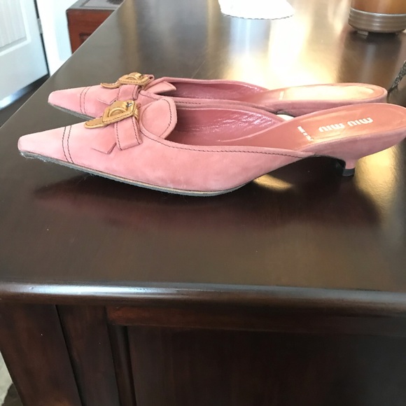 Miu Miu slip on vintage kitten heels - Picture 7 of 8